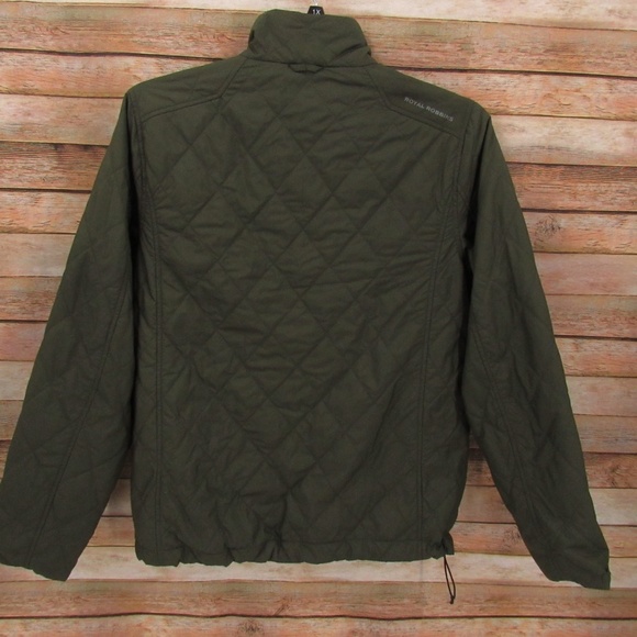 Royal Robins Olive Green Quilt Jacket Women's Standard Fit M - Picture 10 of 16